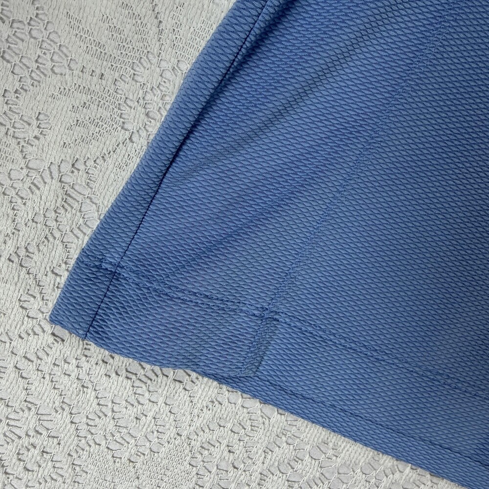 Nike Golf Polo Shirt Mens XL Blue Fit Dry Short Sleeve Performance Stretch - Picture 6 of 13